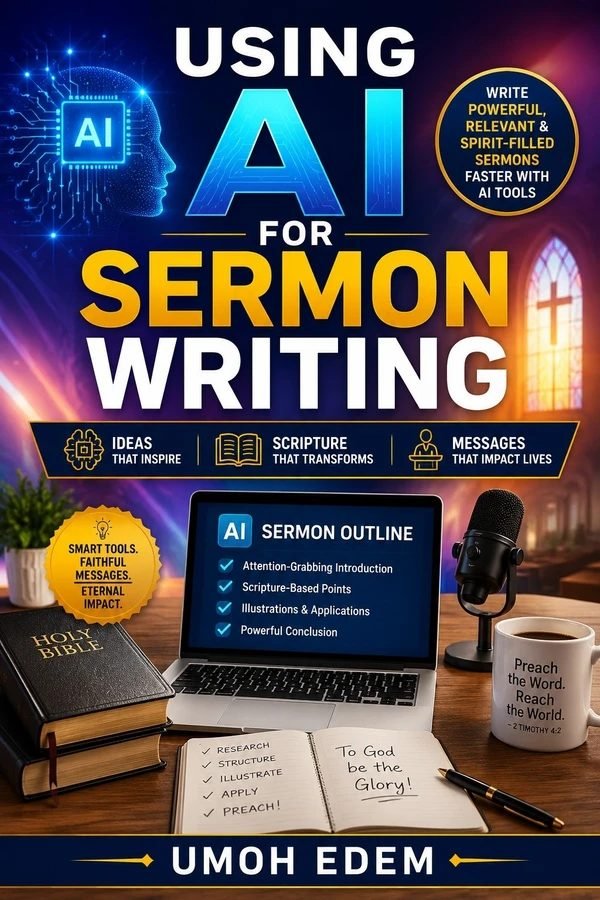 Book cover: Using AI for Sermon Writing
